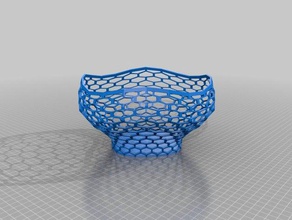 fruityhexa bowl decor 3d print model - Mito3D