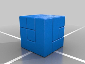 puzzle cube assembly puzzles 3d cubes 3d print model - Mito3D
