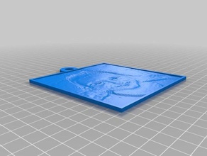 rebecca lithopane 2d sanat özelleştirilmiş 3d print model - Mito3D