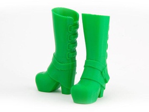 makies glam stivali i giocattoli giochi accessori le bambole dress-up calzature scarpe 3d print model - Mito3D