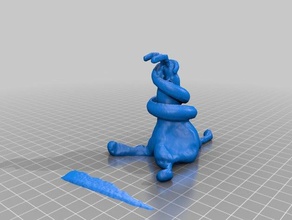 kyles creature art 3d print model - Mito3D