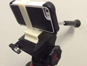 tripod adaptörü solidex iphone 5 balistik durumda kamera 3d print model - Mito3D
