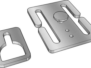 mano extra clip para el cinturón de bucle otros 3d print model - Mito3D