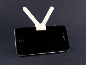 tavşan iphone other 3d antenna evd openscad parametric tv kulakları 3d print model - Mito3D