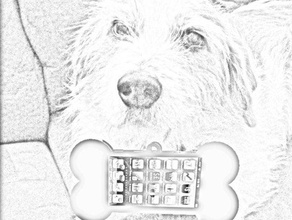 iwoof iphone-Halter Ihren Hund andere evd 3d print model - Mito3D