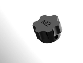 z-axis knob makergear m2 3d printer parts 3d print model - Mito3D