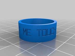 let me touch your butt rings customized 3d print model - Mito3D
