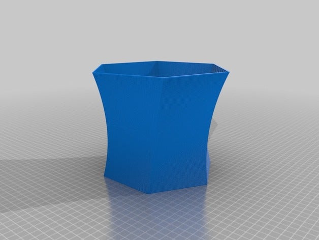 handsome hexagon planter decor customized 3D print model - Mito3D