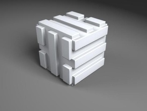 hex cubo i dadi carrara 3d print model - Mito3D