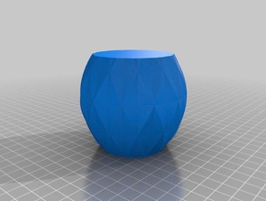mi personalizados polígono jarrón de la copa pulsera del generador decoración 3d print model - Mito3D