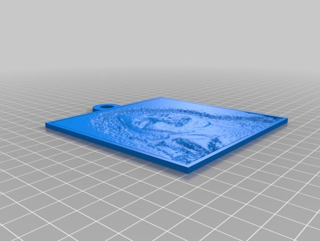 iris-lithopane 2d a arte personalizado 3D print model - Mito3D