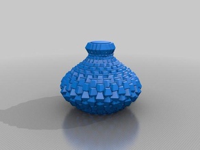 my customized vase1 math art 3d print model - Mito3D