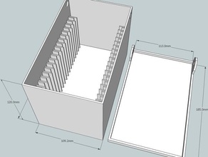 box konzipiert, halten digikey anti-Statik-Teil Taschen 2 kleinere Größen - Organisation Veranstalter sketchup 3d print model - Mito3D