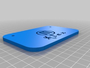 nome do tag sinais logotipos personalizado 3d print model - Mito3D