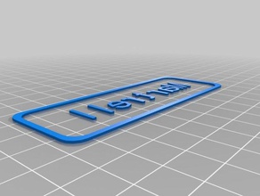 il mio personalizzato martrell nome del tag i segni loghi 3d print model - Mito3D