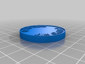 oasi moneta jim le monete distintivi personalizzato 3d print model - Mito3D