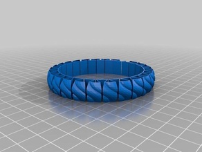 mon personnalisés morestretchlet bracelet bracelets 3d print model - Mito3D