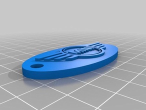 mi personalizados personalizador del anillo de claves llaveros 3d print model - Mito3D