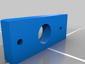 wades extruder spacer plate robo3d printer parts 3d print model - Mito3D