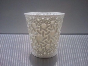 weekly cup 44 escher but hardly recongizable kitchen dining 3d art household ornament pla single walled supportless ultimaker useful vase 3d print model - Mito3D