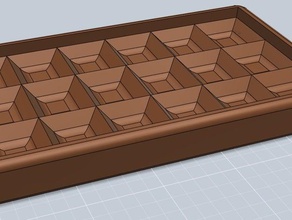 schokoladenform moule à chocolat cuisine manger backen kuchen praline 3d print model - Mito3D