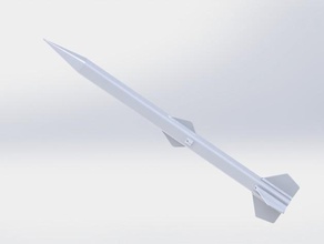 cruise missile model rocket hobby 3d print model - Mito3D