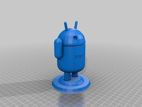 graça bot android recipientes personalizado 3d print model - Mito3D