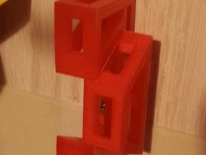 colomba coda capriata tacchetta prototipo famiglia art connettore modulo di soccorso montaggio a parete 3d print model - Mito3D
