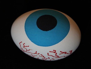 huevo globo ocular 2d art huevo-bot eggbot 3d print model - Mito3D