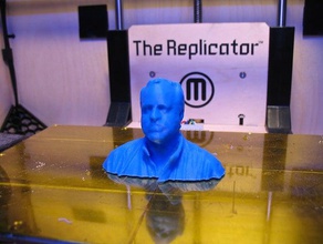 chuck d'autres tête kinect reconstructme la numérisation theturners 3d print model - Mito3D