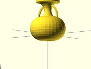 parametric vase 2d art customizer 3d print model - Mito3D