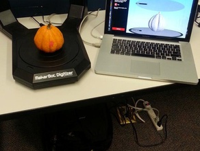 mini pumpkin scanned us dept labor chicago scans replicas 3d printing demo makerbotdigitizer 3d print model - Mito3D