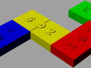 math dominoes curriculum makerbotacademymath 3d print model - Mito3D