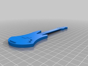 bas gitar müzik 3d print model - Mito3D