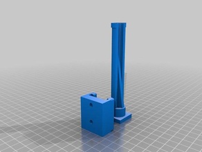 customizable spool holder bracket eventorbot 3d printer parts 3d print model - Mito3D