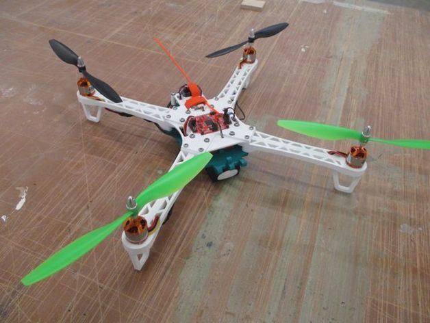 quadra-pigeon rc vehicles multicopter multirotor multiwii quadcopter radio control 3D print model - Mito3D