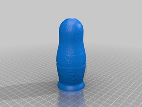 russische Verschachtelung Puppe Kunst makerbotdigitizer scan 3d print model - Mito3D