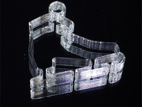 ice skate orecchini gioielli 3d print model - Mito3D
