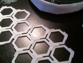 stackable hive game board other hex honeycomb tile 3d print model - Mito3D