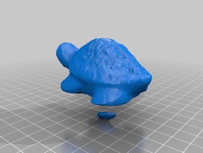 turtle magnet multiscan art makerbotdigitizer 3d print model - Mito3D