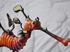 frondosa seadragon animais biologia o cavalo grande vida marinho modelo oceano escultura selvagem 3d print model - Mito3D