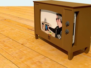 makerbottv suporte de tv do iphone móveis caso evd 3d print model - Mito3D