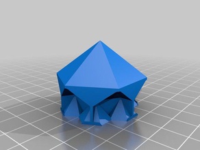 meine angepasste honeycomb-fraktal math Kunst 3d print model - Mito3D