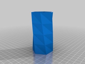 my customized twisted vase decor 3d print model - Mito3D