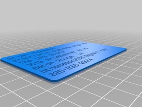 brian biz card organization customized 3d print model - Mito3D
