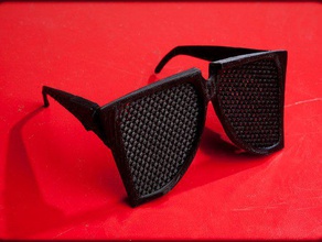 asher levine moda 2012 güneş gözlüğü düşer diğer 3d alxmakerbot alanında çoğaltıcı 3d print model - Mito3D