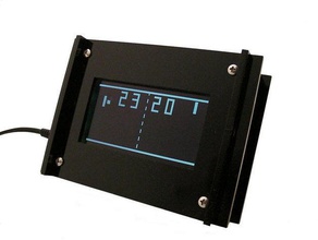 monochron reloj kit de gabinete otros el acrílico adafruit la electrónica ladyada láser 3d print model - Mito3D