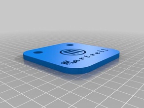 martrells nome do tag sinais logotipos personalizado 3d print model - Mito3D