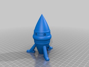 rocket 1 other 123d spaceship toy 3d print model - Mito3D