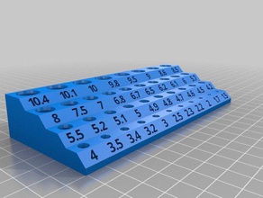 parametrische Bohrer stehen tool Inhaber - Boxen openscad 3d print model - Mito3D